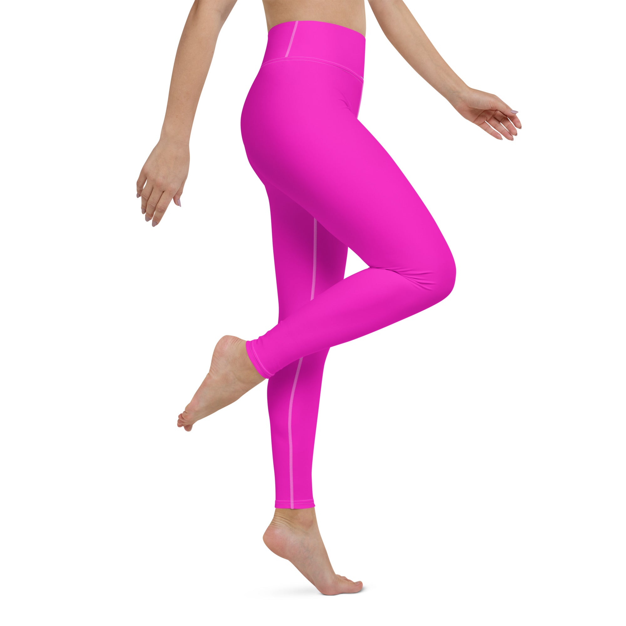 Yoga Leggings in Shocking Pink